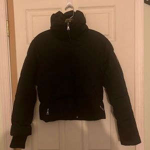 Small black puffer jacket